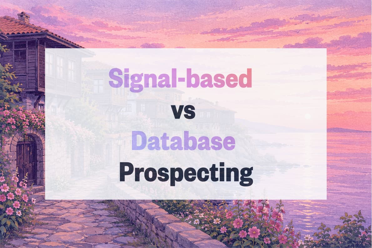 Signal-Based Prospecting vs Database Prospecting: Which Finds Buyers Faster? (2026)