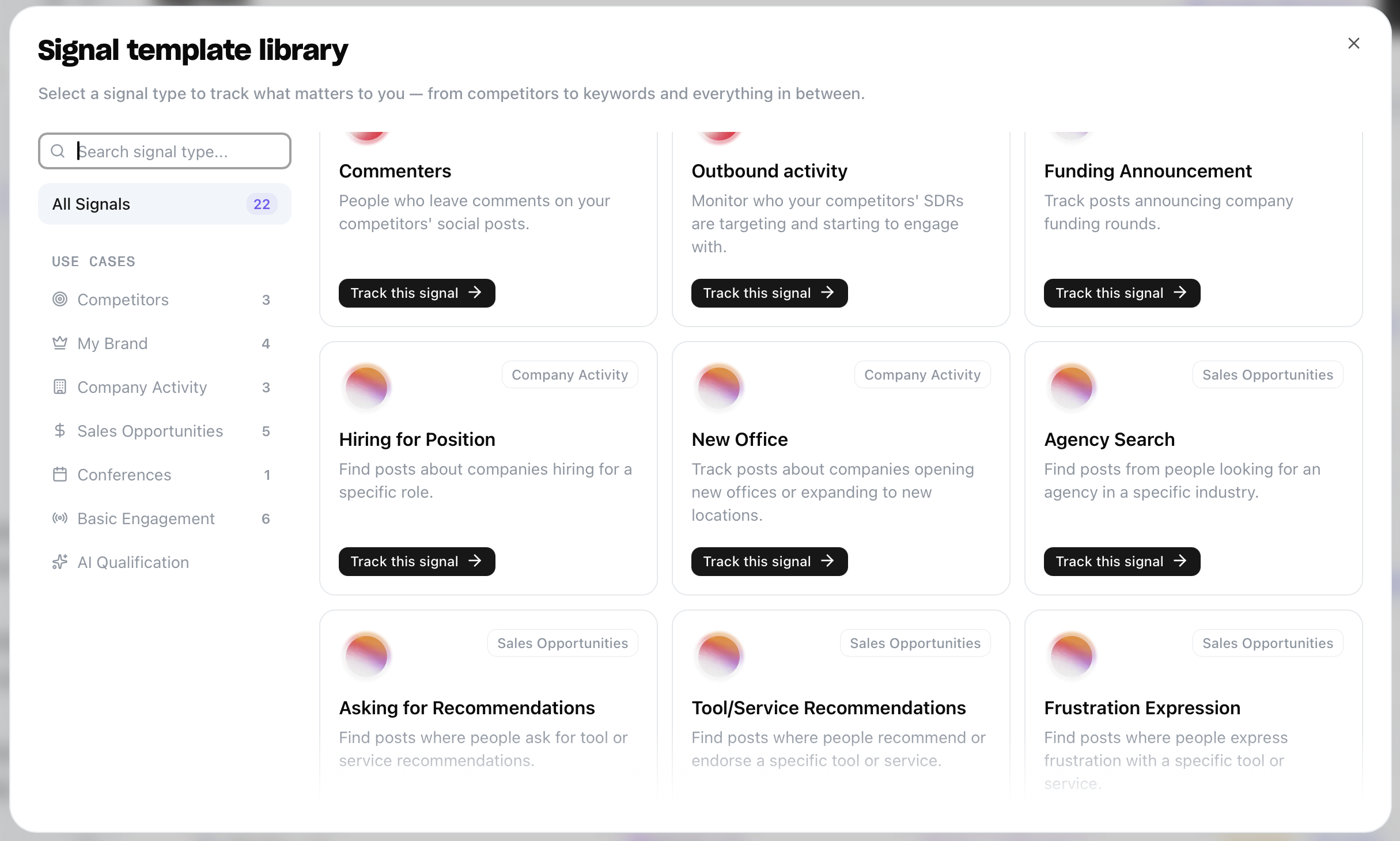 Signals Template Library